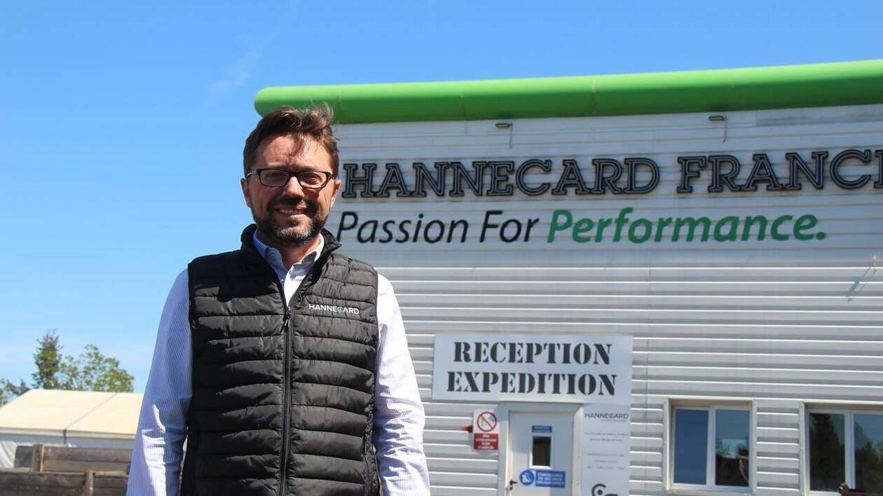 Christophe Bruon, directeur général de Hannecard France, entreprise basée à La Flèche (Sarthe) qui, il y a dix ans, a participé « au chantier d’une vie » de mise en sécurité de la centrale nucléaire de Tchernobyl.